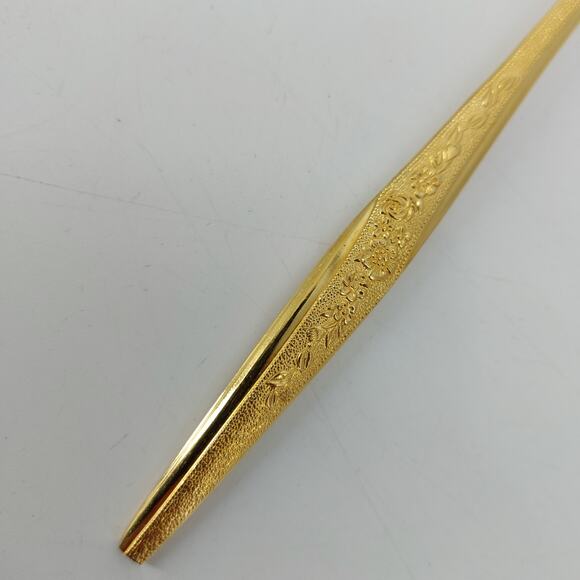 Golden Bouquet Single Fork Hollywood Regency Replacement - Picture 3 of 9